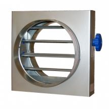 Multi Leaf Circular Volume Control Damper 100mm Diameter