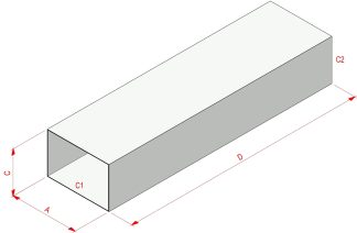 Rectangular Ductwork Straight Lengths
