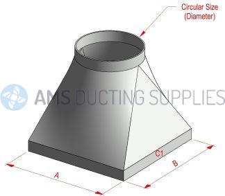 Square to Round Rectangular Ductwork