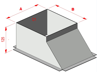 Rectangular Ductwork Flat Shoes