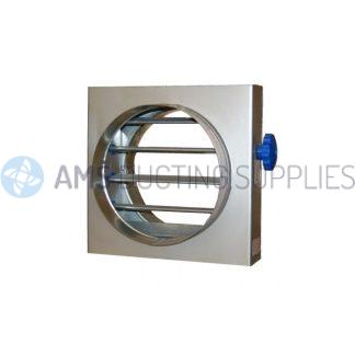 Multileaf Circular Volume Control Damper 224mm Diameter