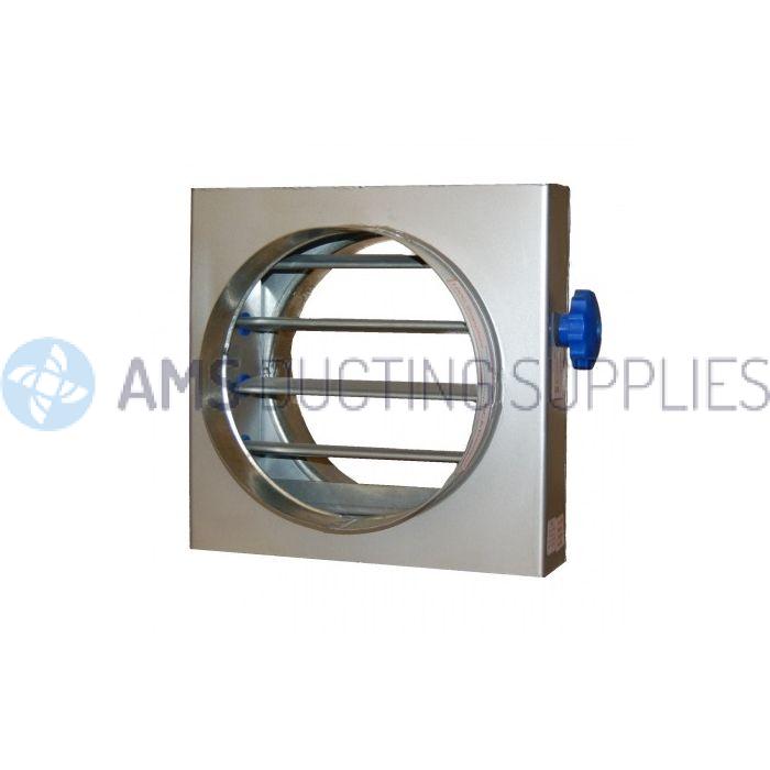 Multileaf Circular Volume Control Damper 600mm Diameter