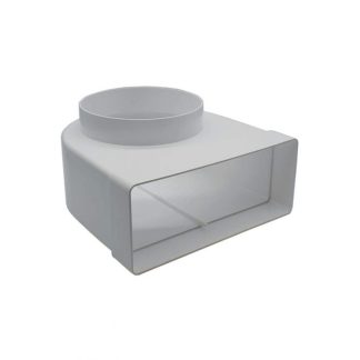 204x60 Plastic 90° Transformer to 125mm