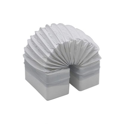 110x54 Plastic Flexible Duct with Connectors 500mm