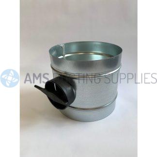 Single Blade Volume Control Damper 150mm Diameter