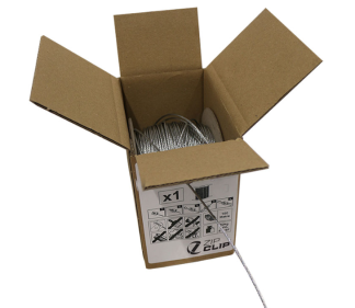 Zip Clip Wire Rope 2mm x 100m
