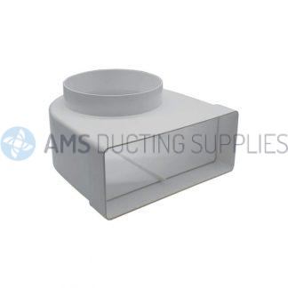 204x60 Plastic 90° Transformer to 150mm