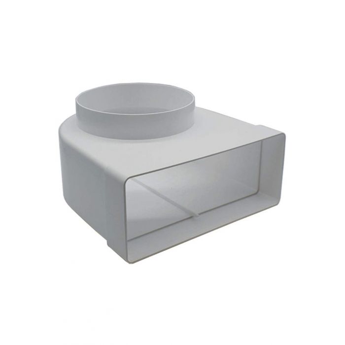 220x90 Plastic 90° Transformer to 125mm