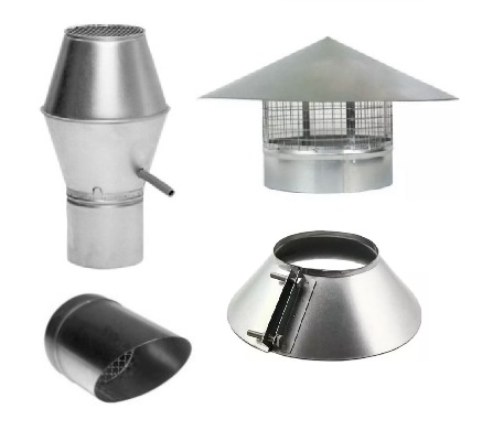 Spiral Ducting Cowls, Bird Beaks & Collars