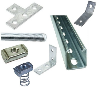 Slotted Channel, Threaded Rod & Fixings