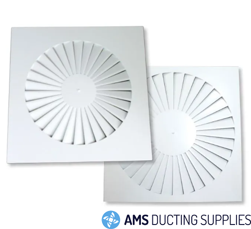 Swirl Diffuser Fixed Square Blade