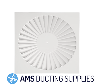 Swirl Diffuser, 595x595 c/w 457 insert (SWF)