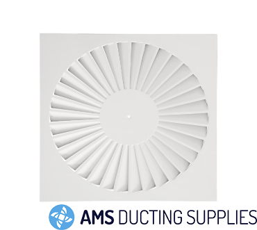 Swirl Diffuser, 595x595 c/w 356 insert (SWF)
